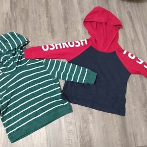Hooded Long Sleeve Baby Tees